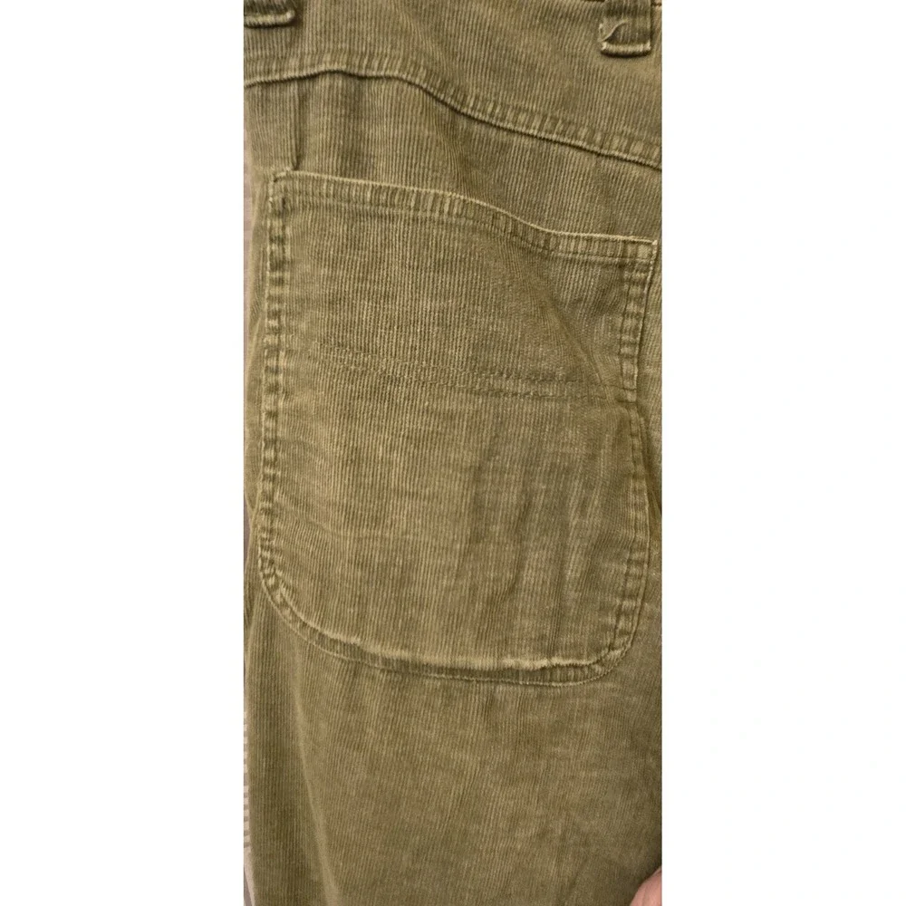 Vintage 1995 Split 500 Size 32 (32x30) 100% Cotton‎ Green Corduroy Pants USA
